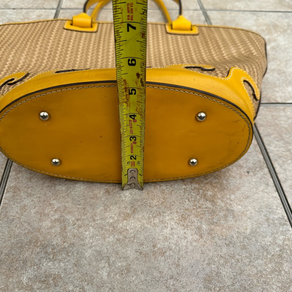 Dooney & Bourke Beacon Woven Atlantic Tote Light Taupe - Picture 8 of 16